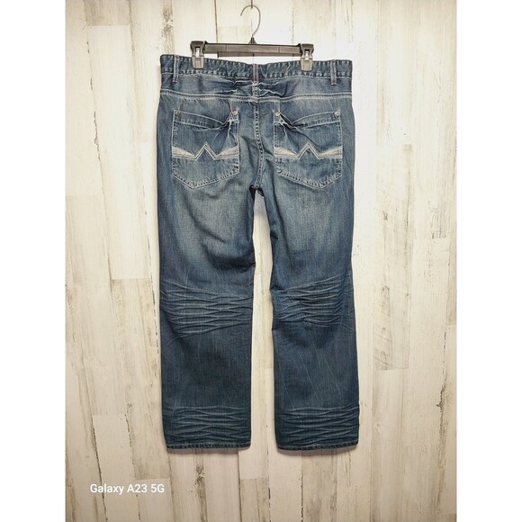 INC International Barcelona Relaxed Fit Jeans Men's 36x30 Distressed (38x31) - Picture 4 of 7